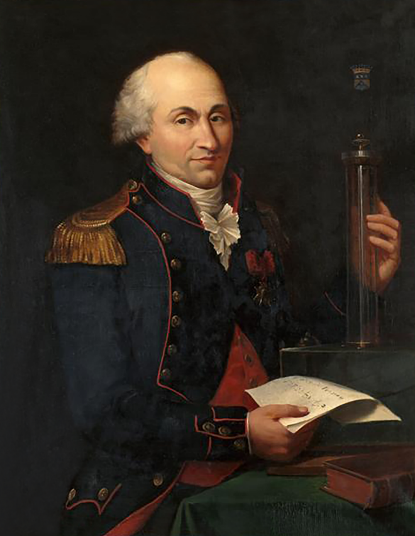 Portrait of Charles-Augustin de Coulomb