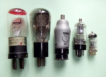 Family of historical vacuum tubes